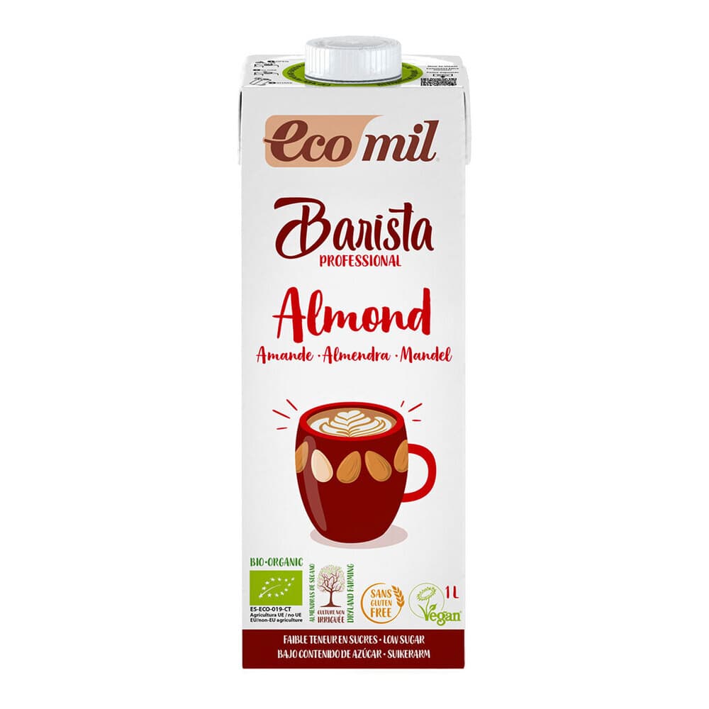 Ecomil boisson amande pour barista bio 1 L