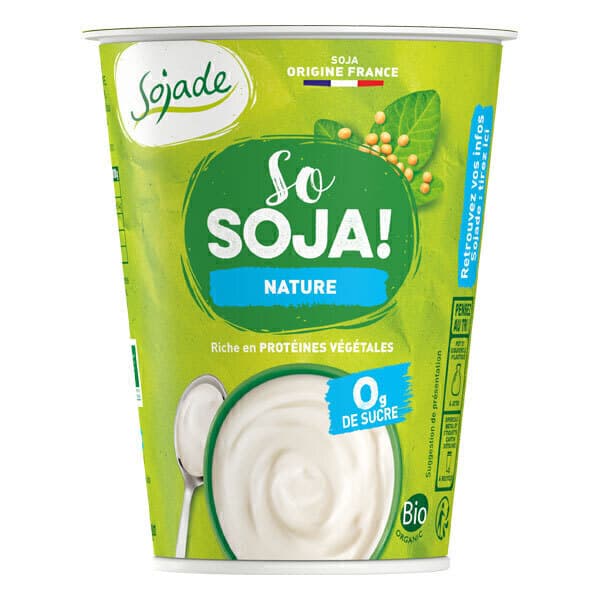 Sojade dessert nature au soja bio 400g