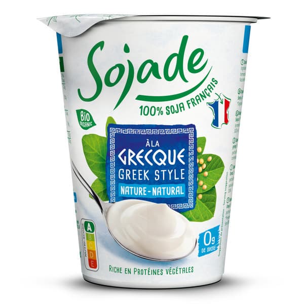 Sojade dessert végétal à la grecque nature bio 400g