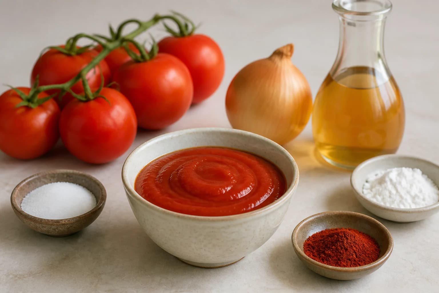 Ketchup maison à l’extracteur : rouge et velouté