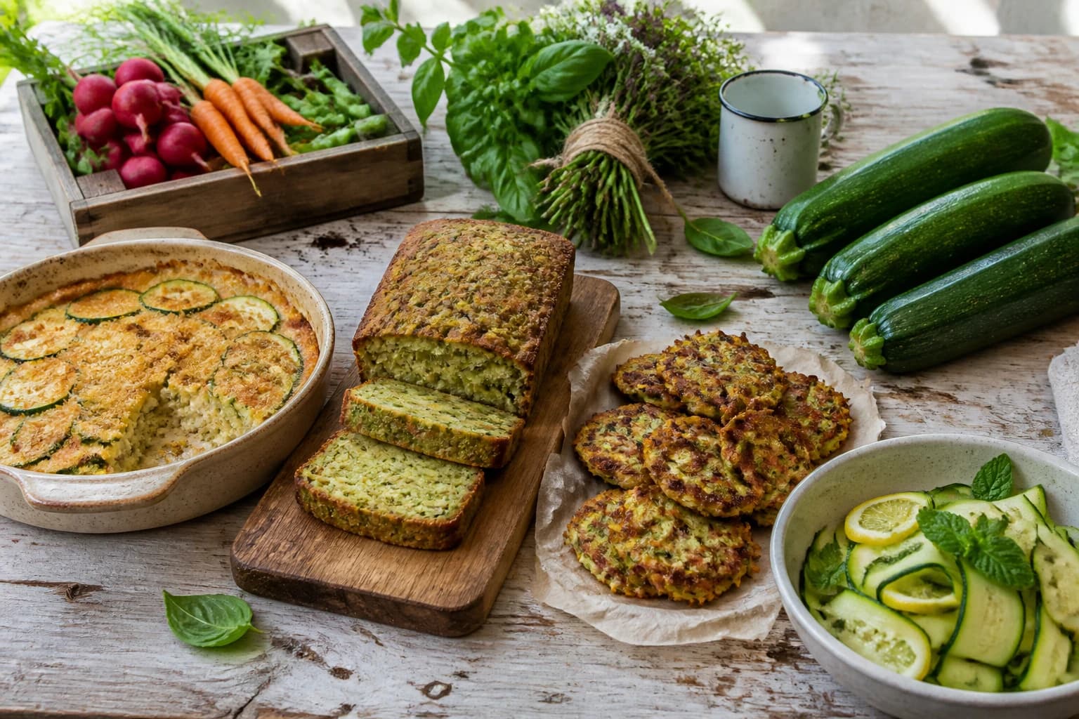 Que faire avec des courgettes ? 13 idées vegan faciles