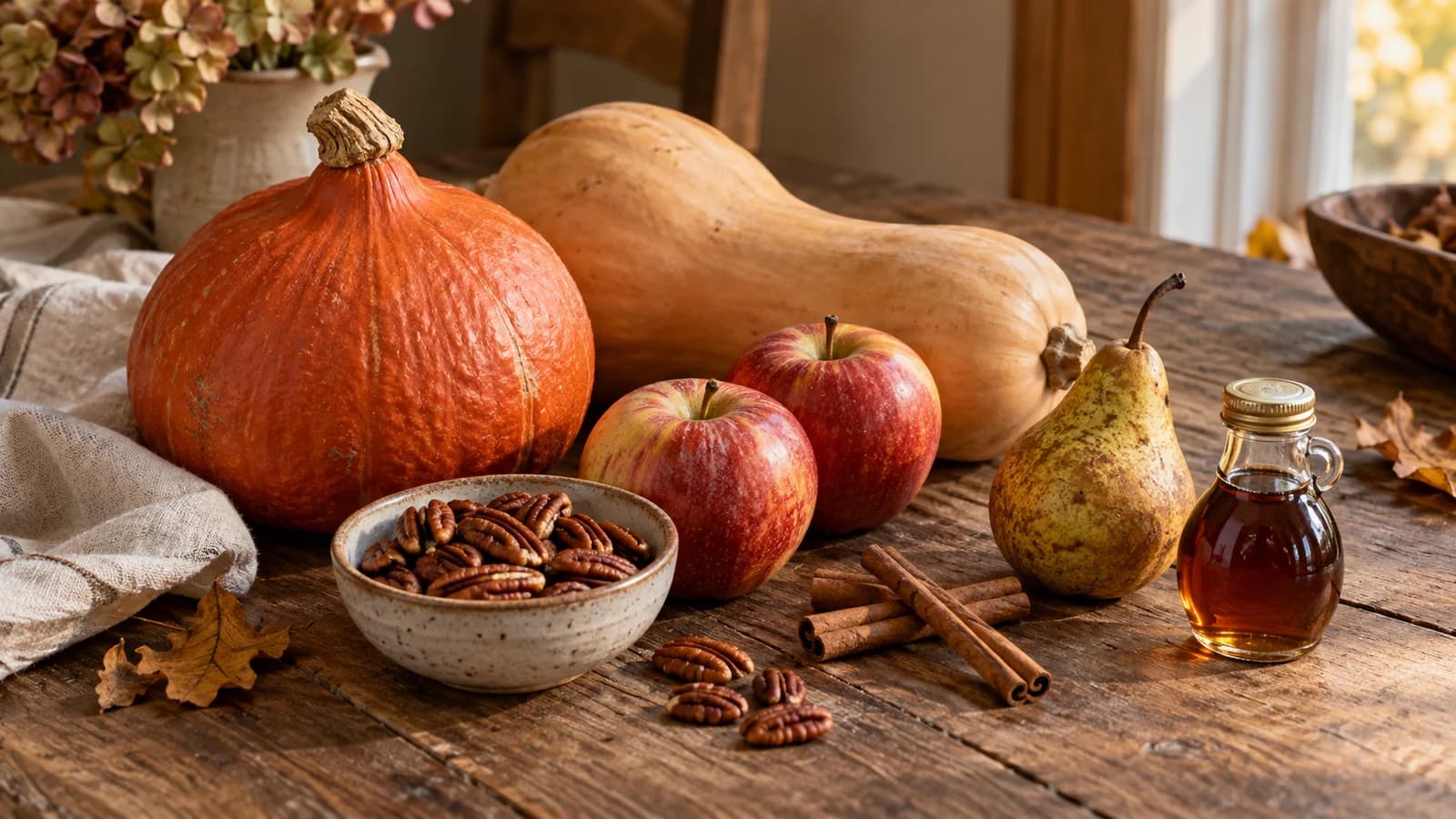 Recettes vegan d’automne, du velouté au goûter