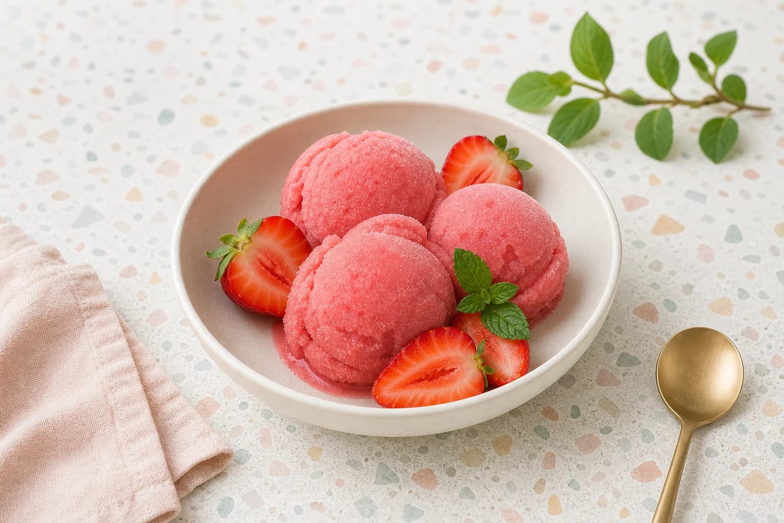 Sorbet maison vegan : la recette onctueuse aux fruits d'été