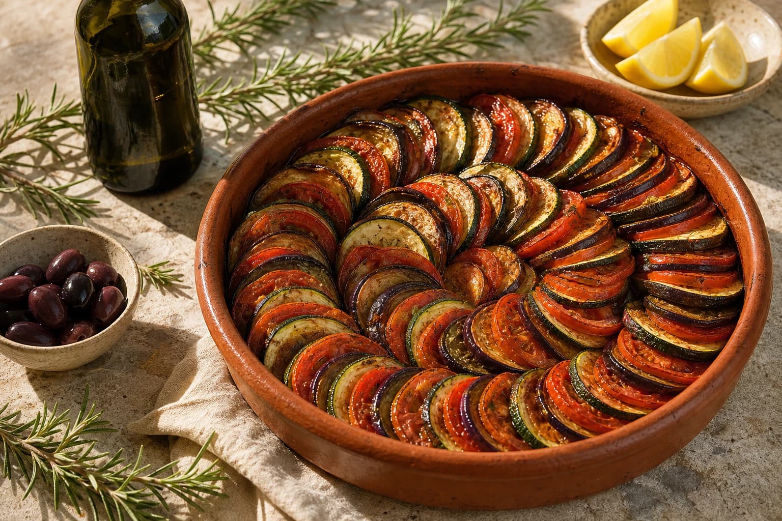 Tian de légumes provençal vegan : la recette du sud au four