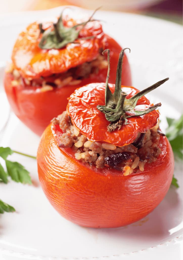 Tomates farcies vegan : recette traditionnelle en 12 minutes