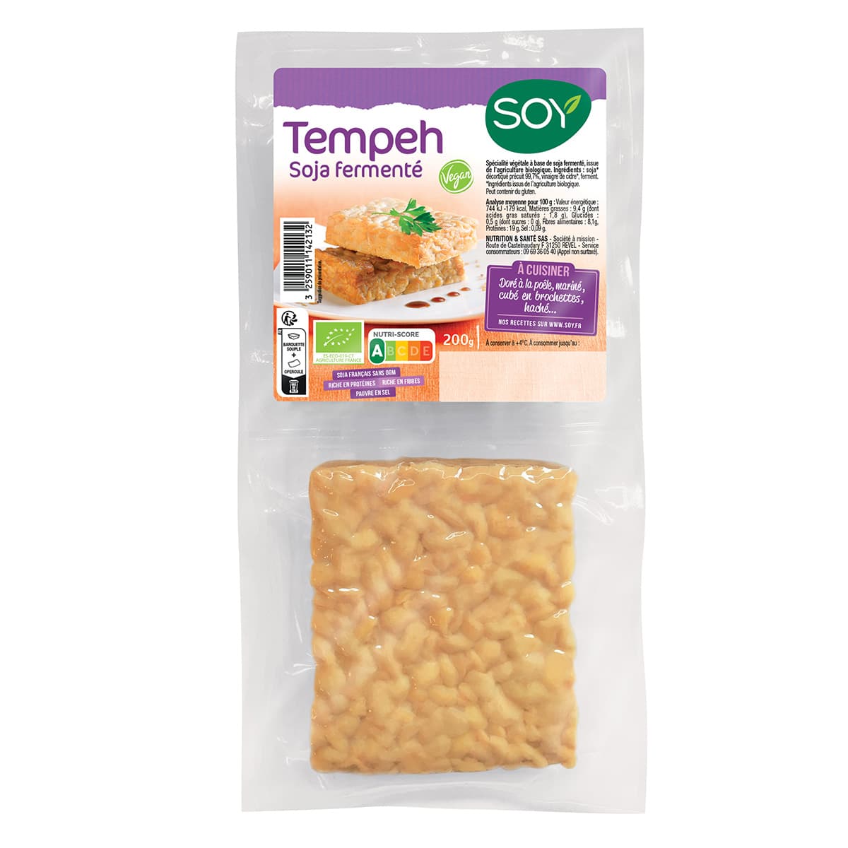 Tempeh à Cuisiner - Soy