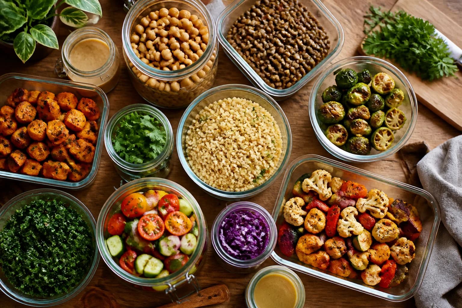 Batch cooking vegan : ma méthode pour un dimanche tranquille