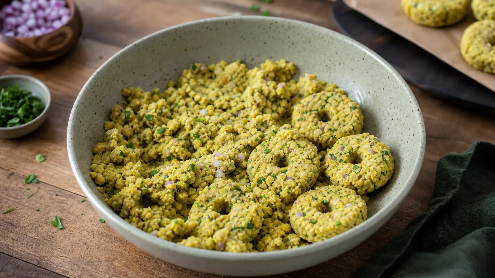 Obtenir une pâte granuleuse qui se tient pour la recette bonbons piment reunionnais vegan