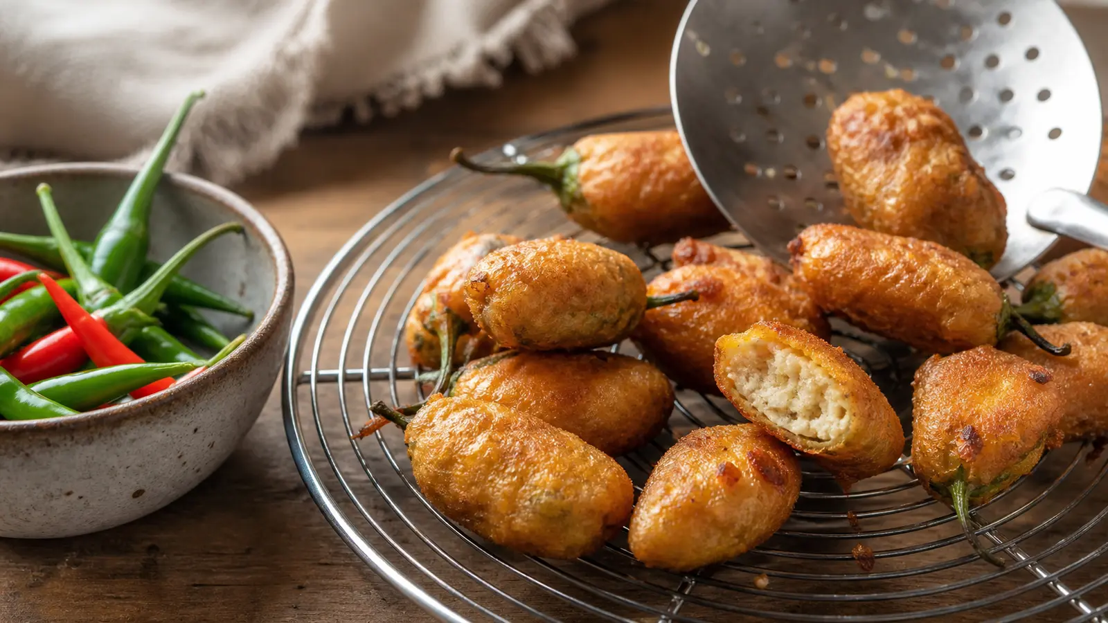 Doser piment, gingembre et aromates pour la recette bonbons piment reunionnais vegan
