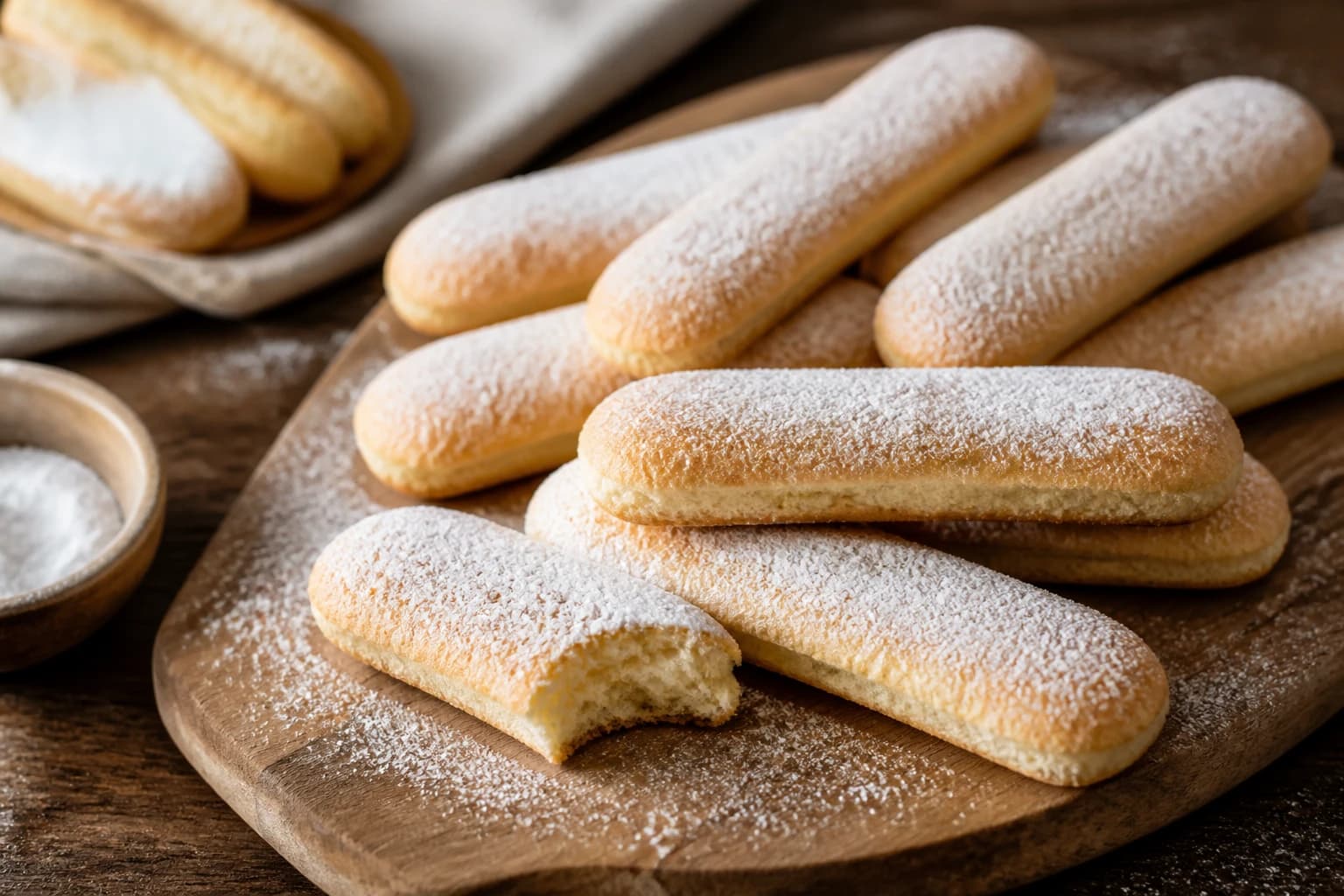 Boudoirs vegan maison : biscuits à la cuillère sans œufs