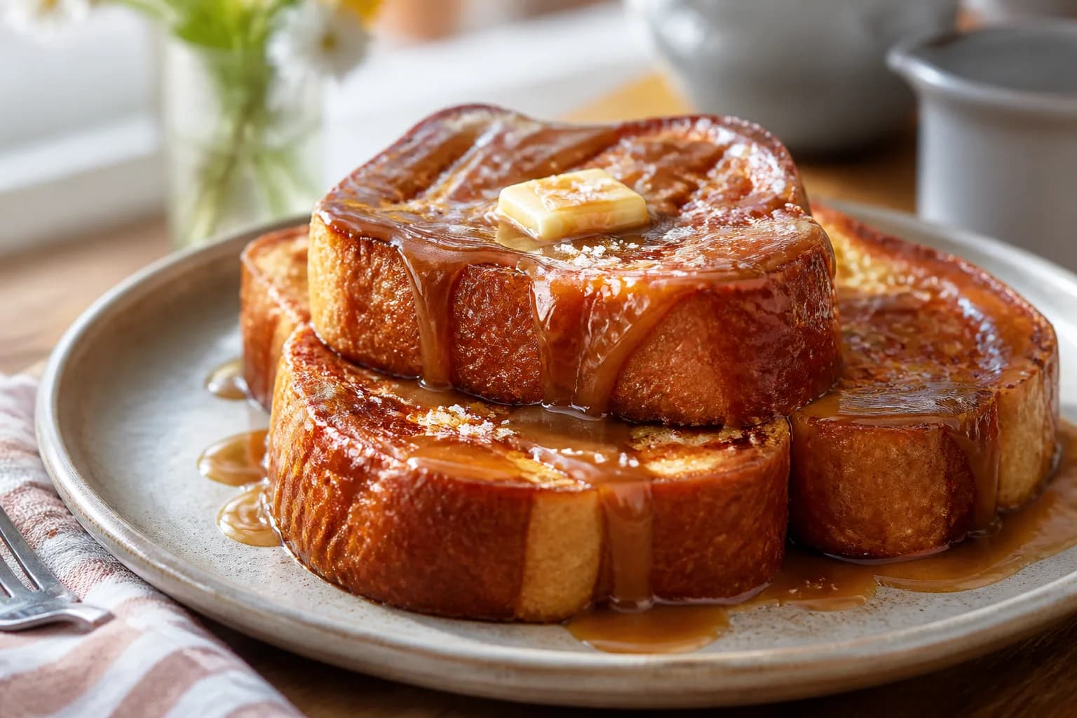 Brioche perdue vegan : le secret du caramel beurre salé