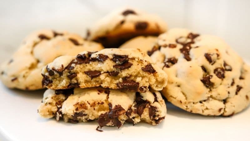 Des Cookies Vegan Sans Gluten aux pépites de chocolat bien fondants
