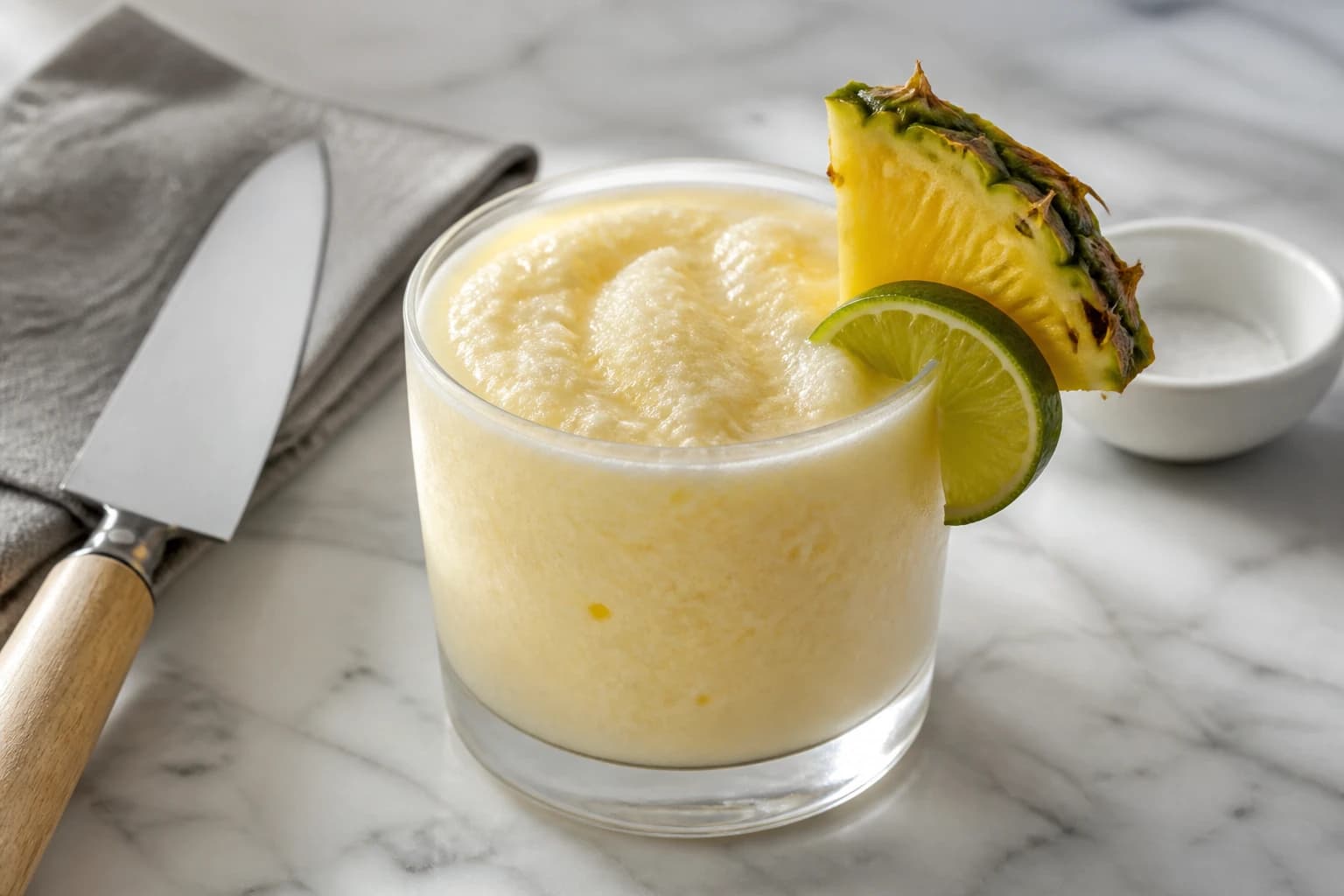 Piña colada glacée sans alcool : crémeuse en 5 minutes