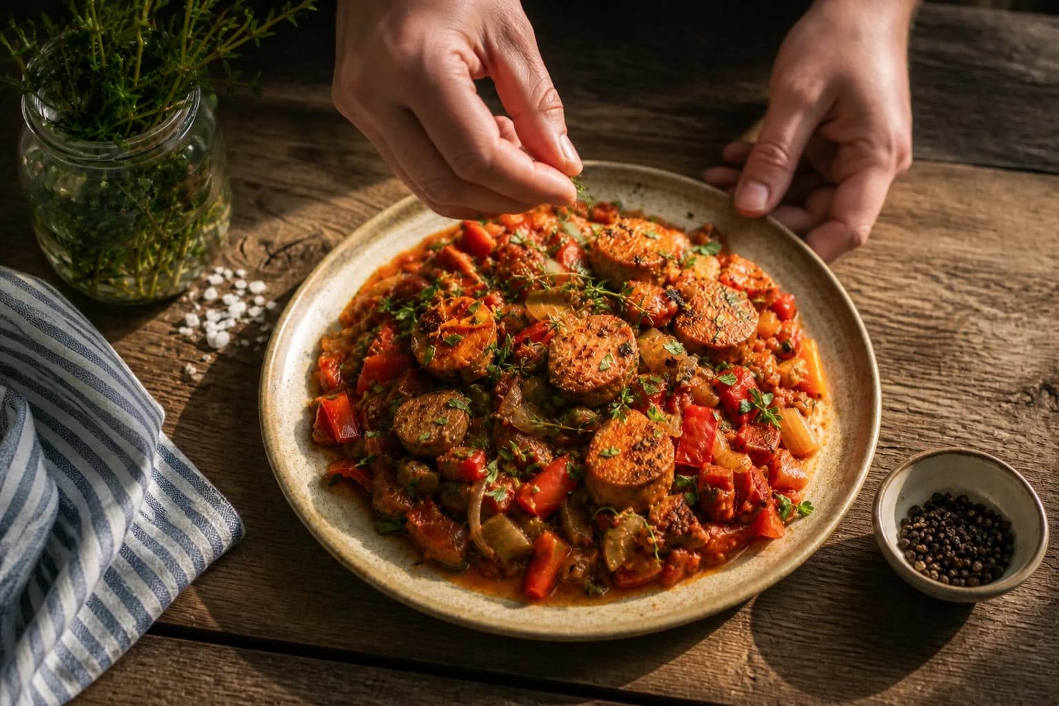 Rougail mijotant dans sa sauce