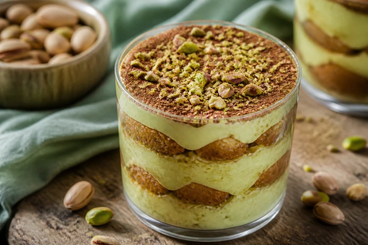 Tiramisu pistache vegan : recette sans mascarpone