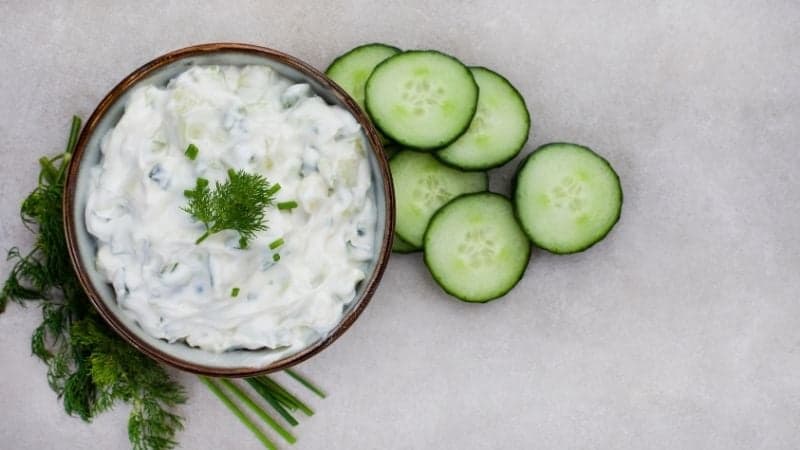 Un Tzatziki Vegan pour un apero entre amies