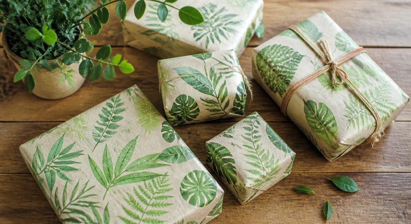 Packagings de produits végétaux aux codes très verts
