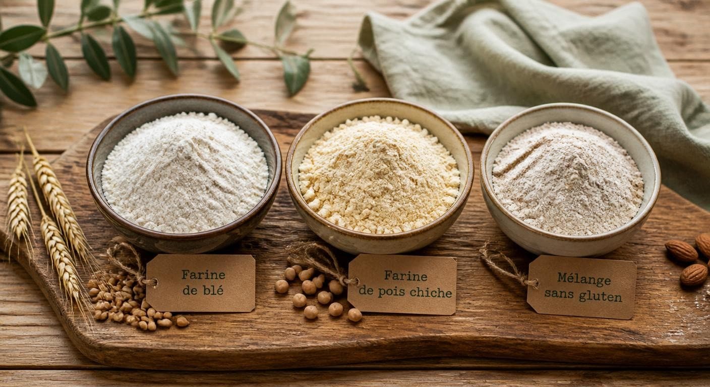Comparatif de farines pour cake salé vegan