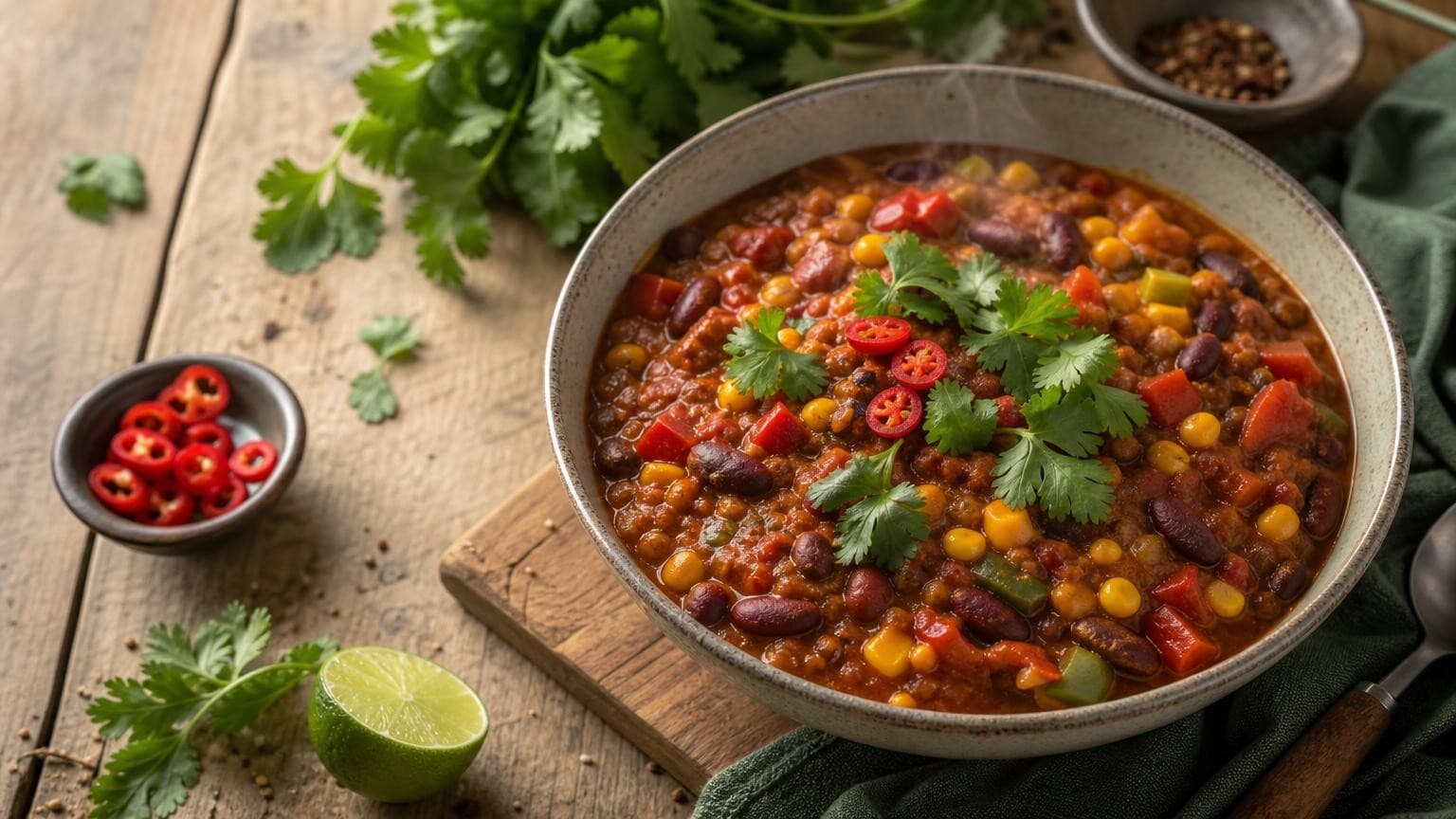 Chili sin carne : ma recette vegan facile et testée