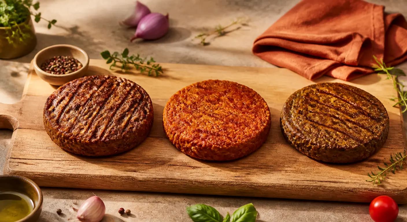 Podium des meilleurs burgers végétaux testés