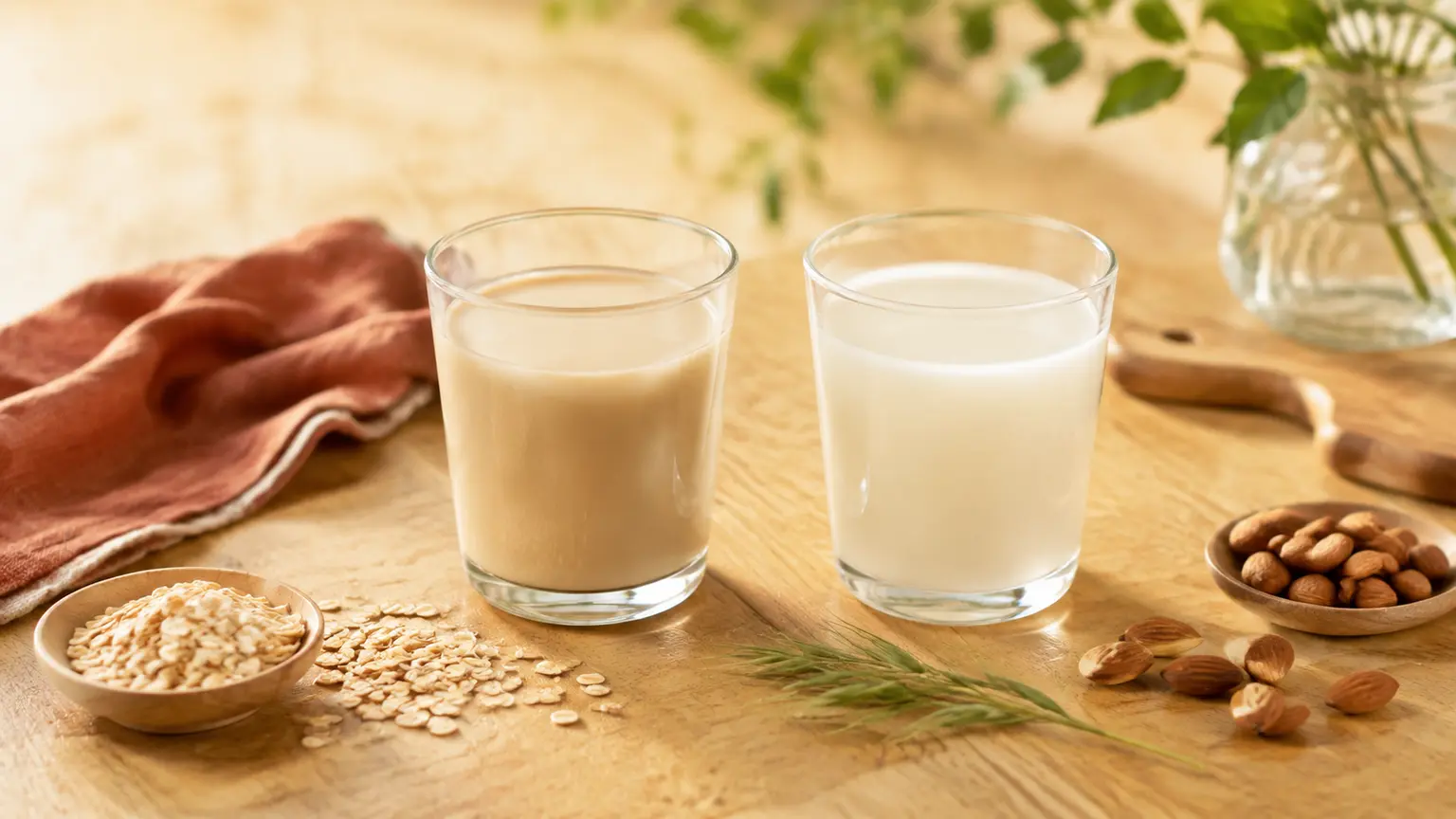 Lait d'avoine ou lait d'amande : lequel choisir ?