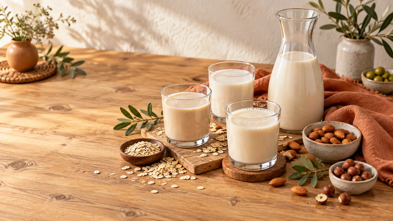 Lait végétal le moins calorique : le comparatif