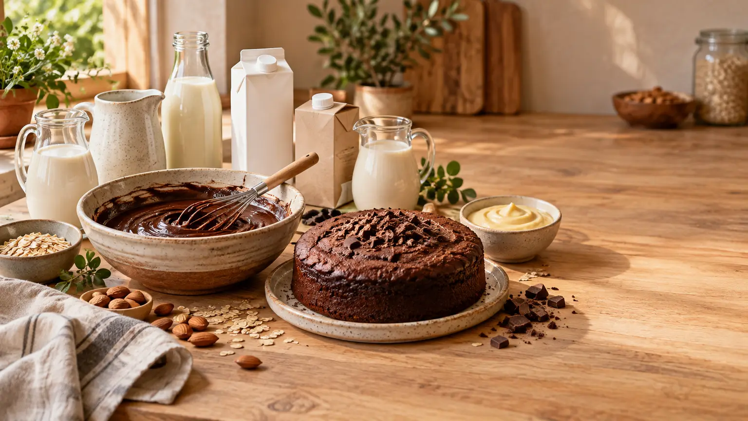Meilleur lait végétal pour pâtisserie : le comparatif