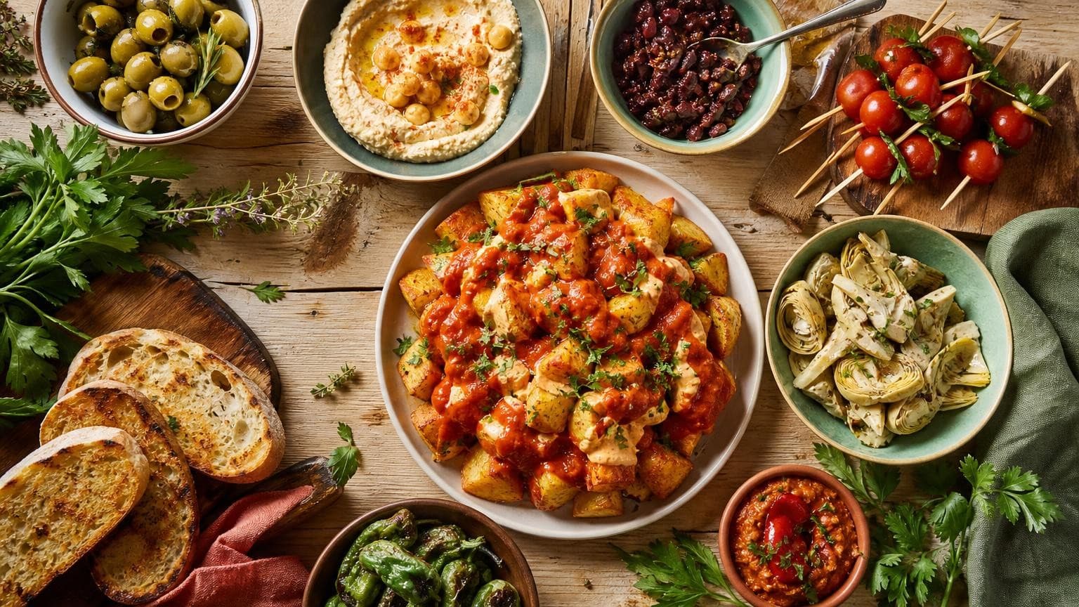 Tapas vegan : 15 recettes faciles pour l'apéro