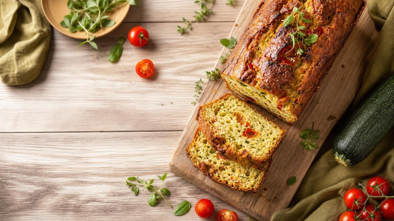 Cake salé végétarien moelleux : recette inratable