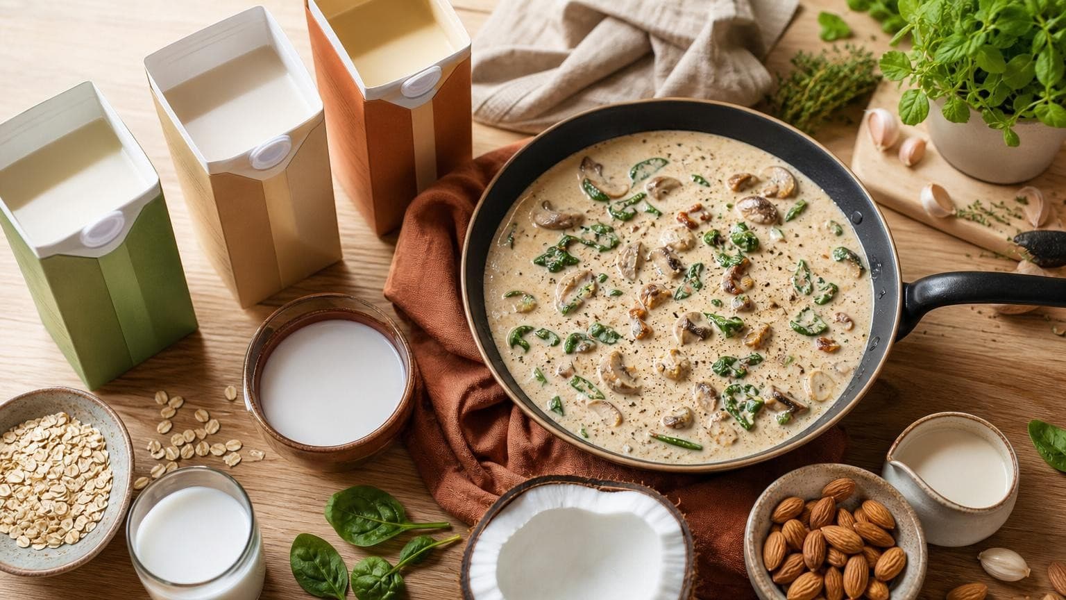 Meilleure crème végétale pour cuisiner : guide