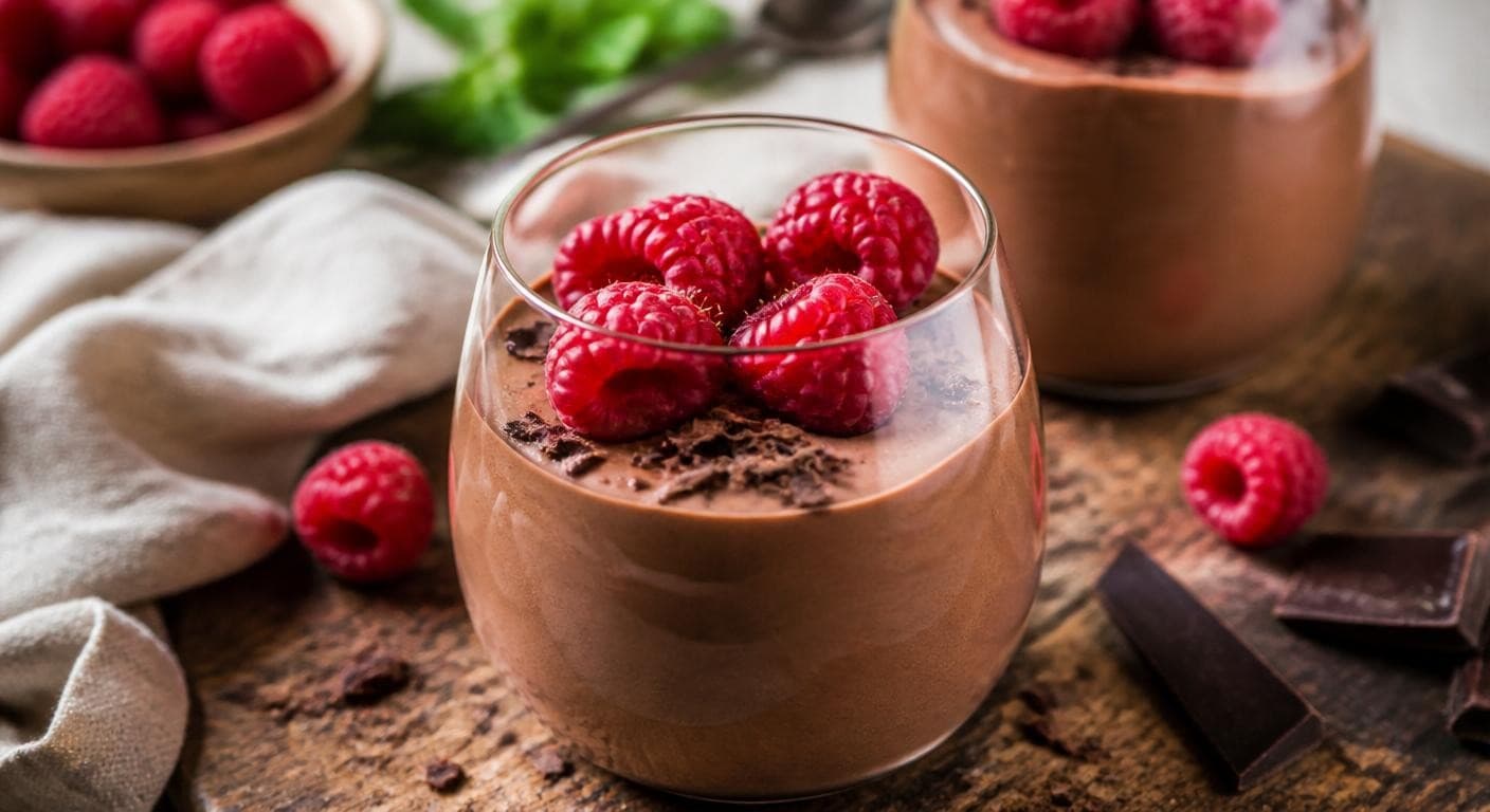 Mousse au chocolat au tofu soyeux